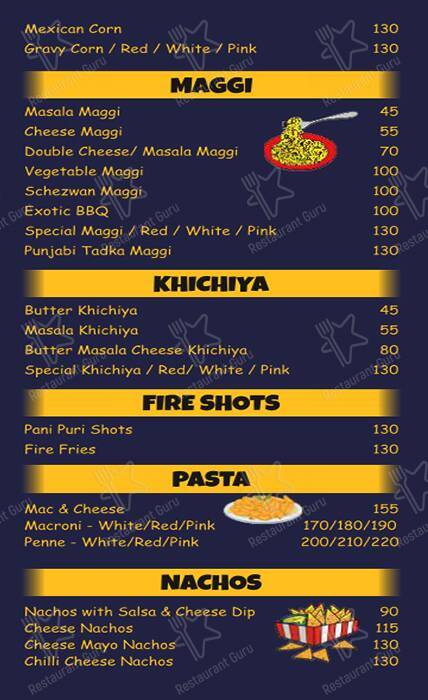 What The Fries Best Cafe/Restaurant Santacruz menu