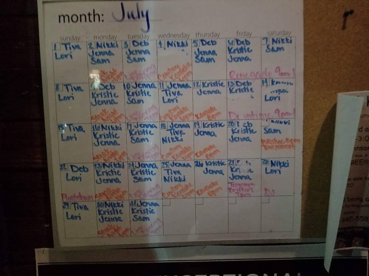 Menu at Whiskey Road Saloon pub & bar, Yuma