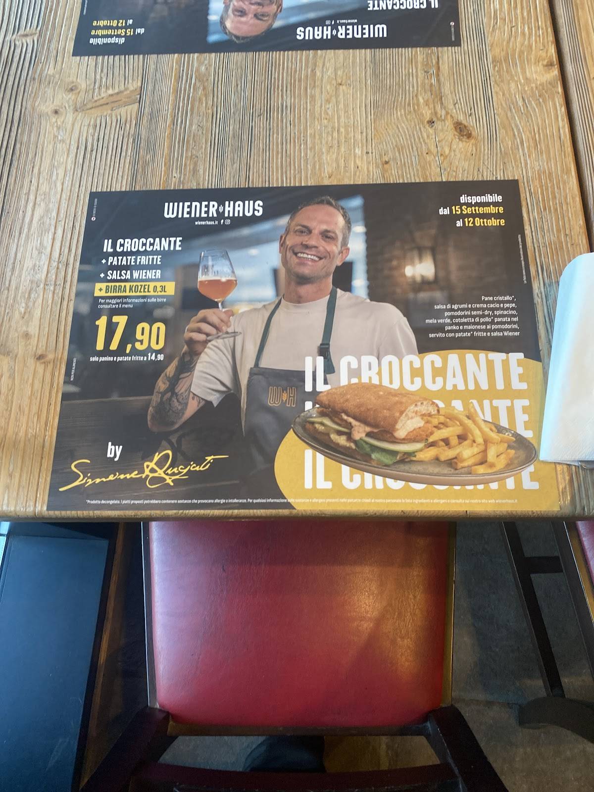Menu di Wiener Haus Erba 