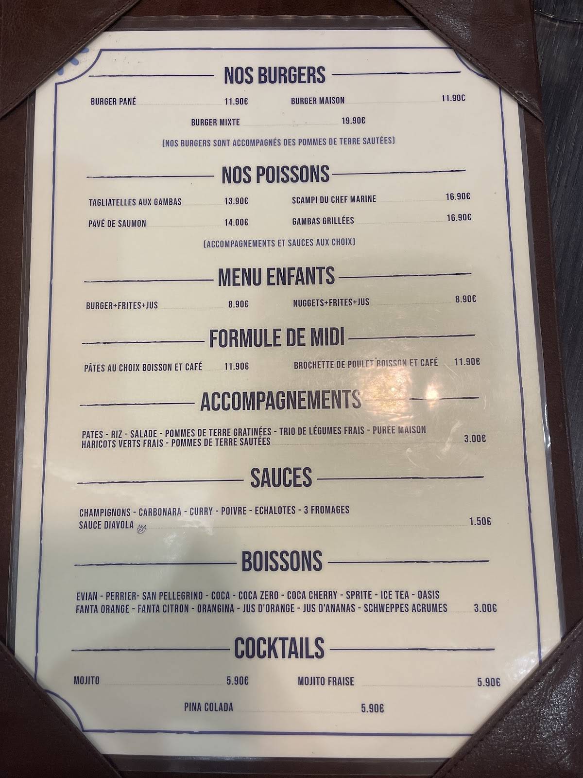 Menu de Toscana roubaix