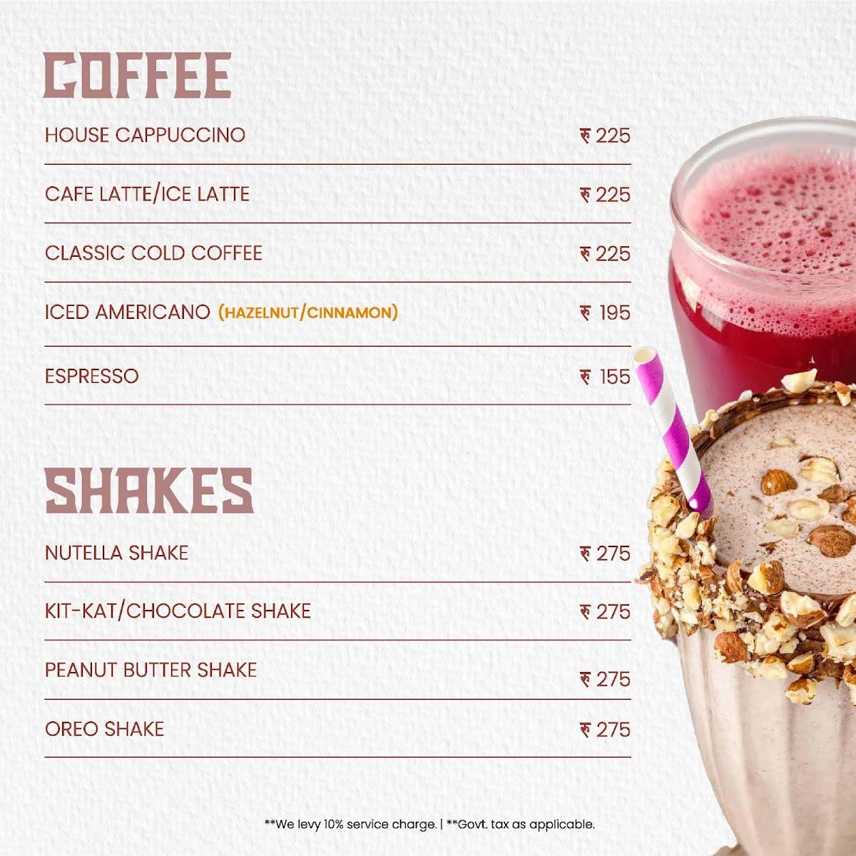 Yeti - The Himalayan Kitchen, Kalyani Nagar menu