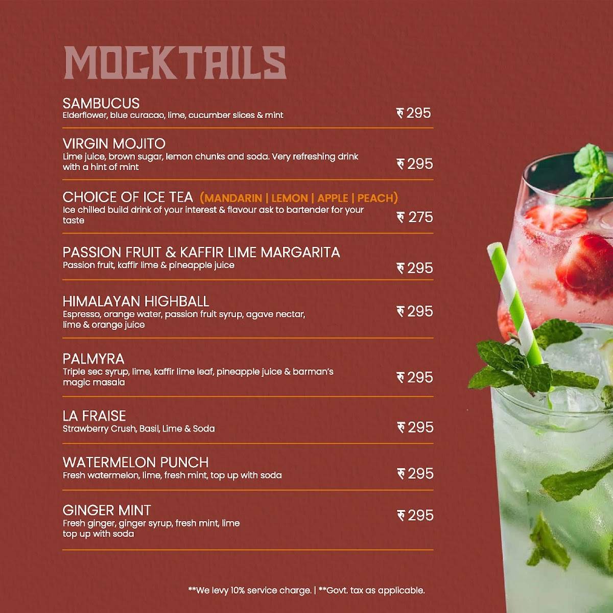 Yeti - The Himalayan Kitchen, Kalyani Nagar menu
