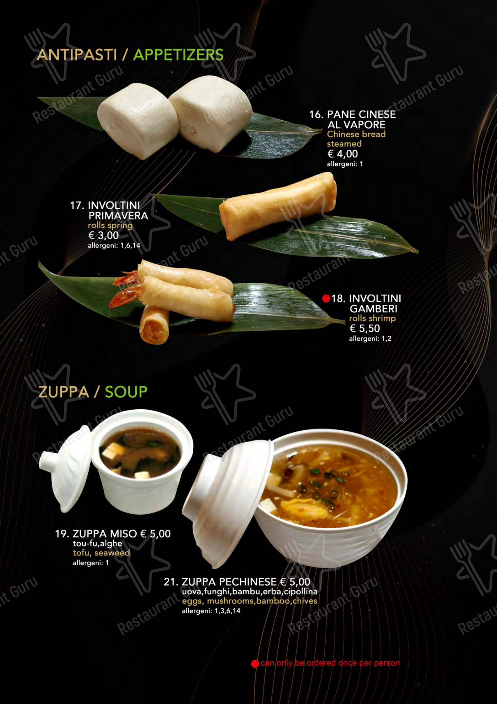 Menu di Yugo - Menu