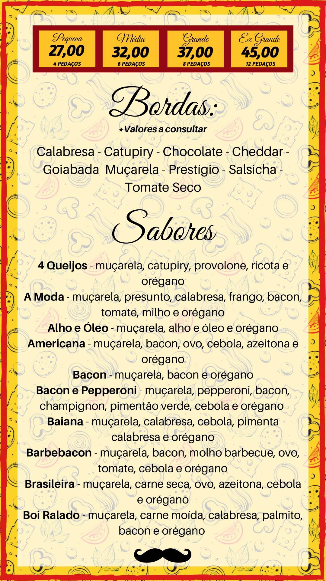Zago's Pizzaria Delivery cardápio