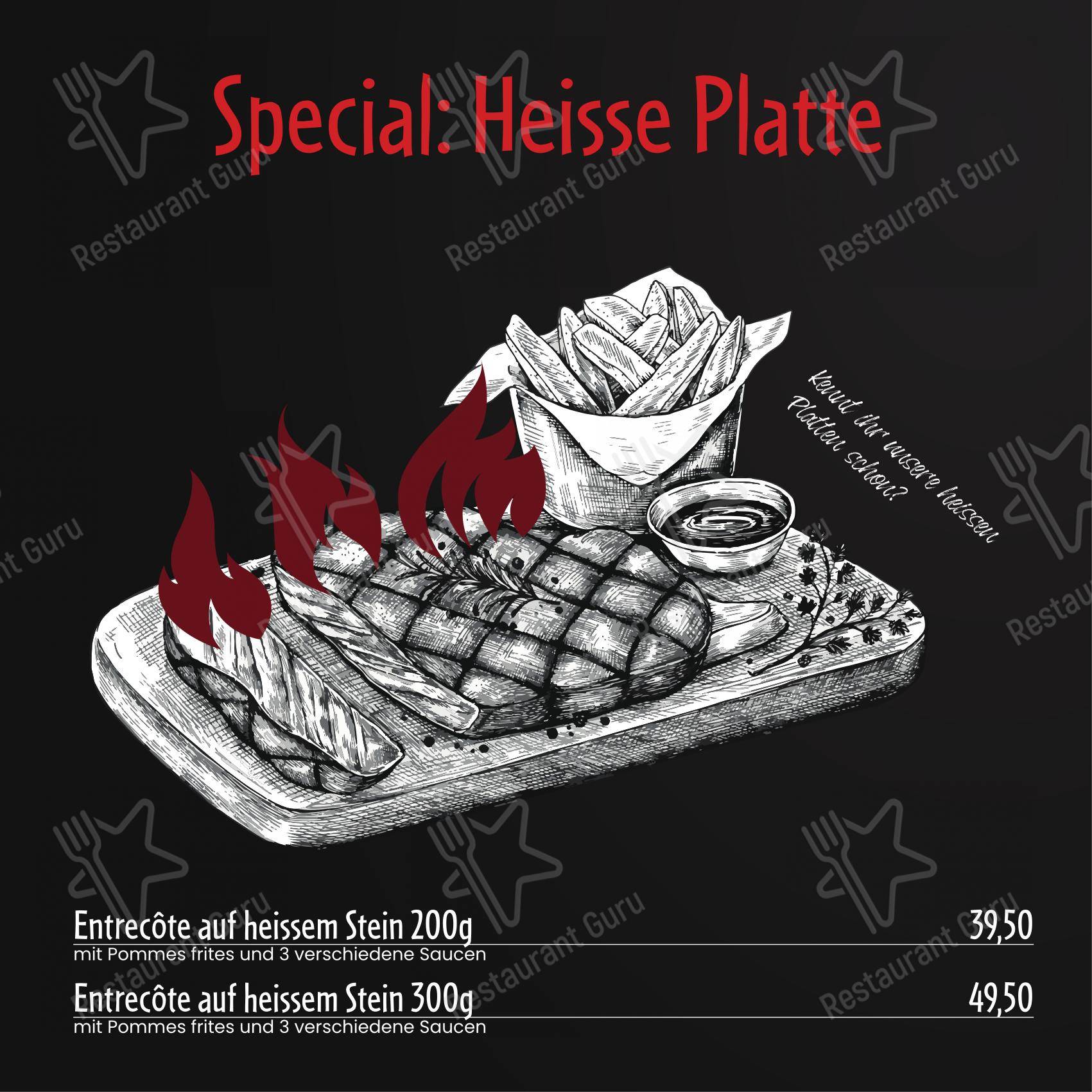 Menu per Zofinger Stadtkeller ristorante