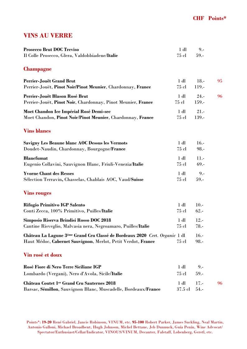 Menu di Hummerbar 