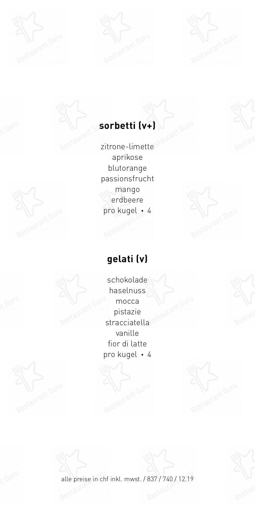 Più Schiffbau in Zurigo - Lunch Menu