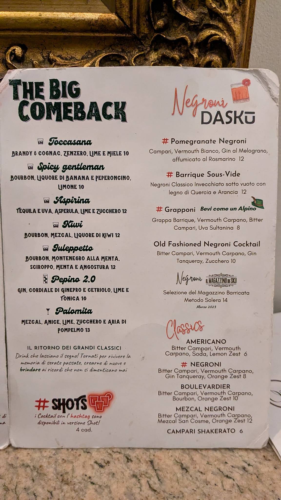 Menu di dasQ 
