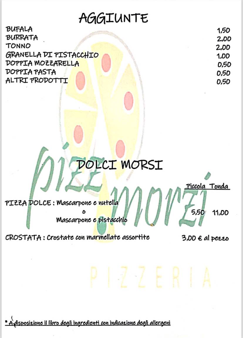 Menu di pizzamorzi 