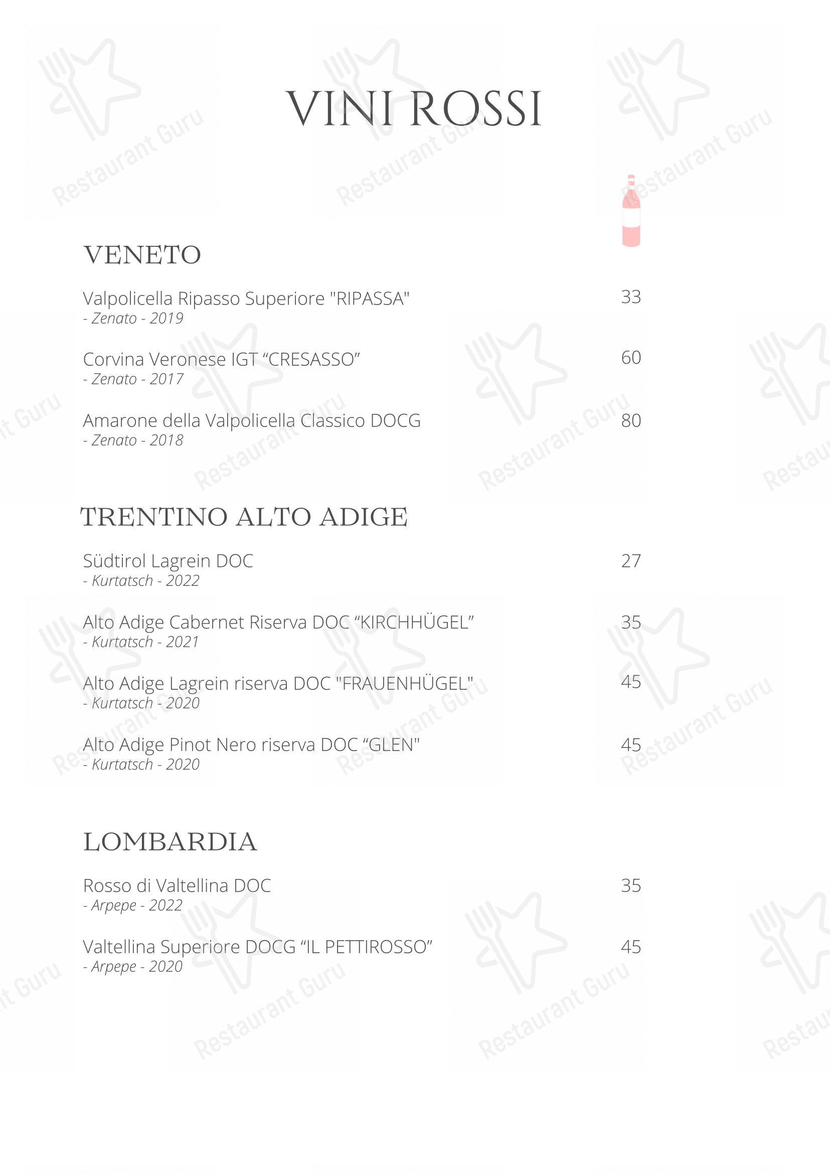 Menu bar per Ristorante Bar Lario pub & bar