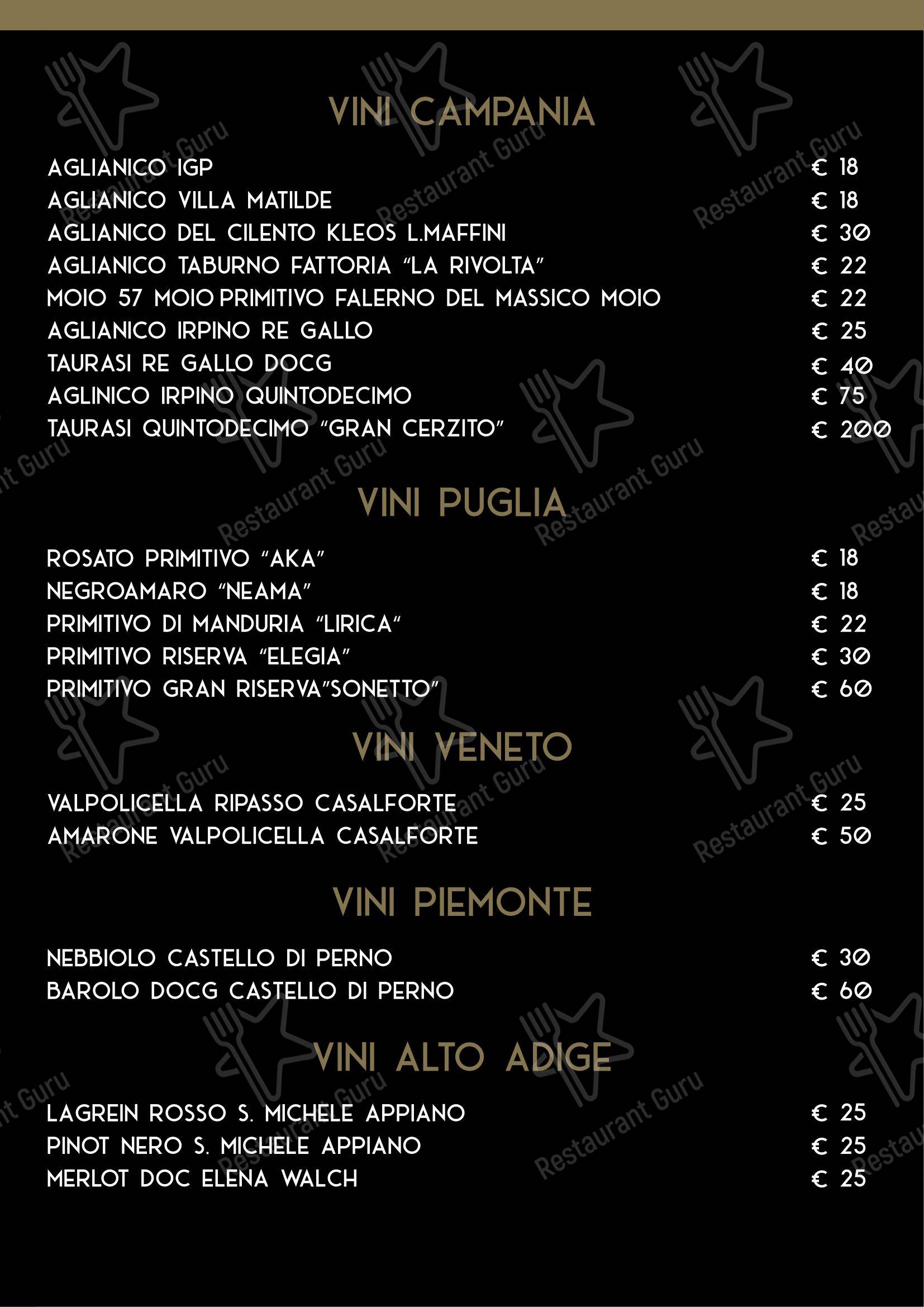 Bufalo Birr Steakhouse di Carni Pregiate in Quarto - Menu