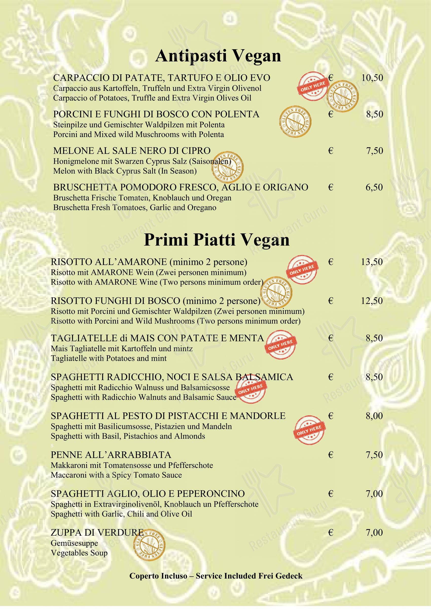 Casa Lady Garda in Garda - Menu bar