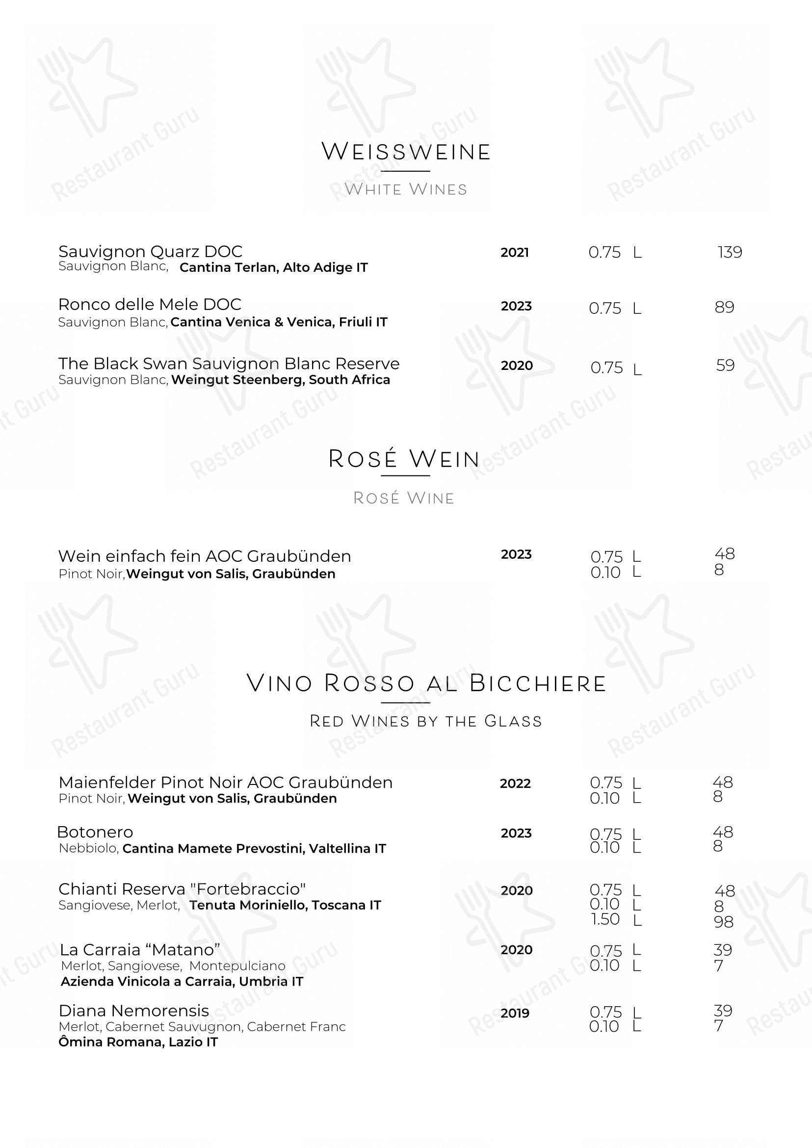 Menu di Conrad's easy - Menu bar