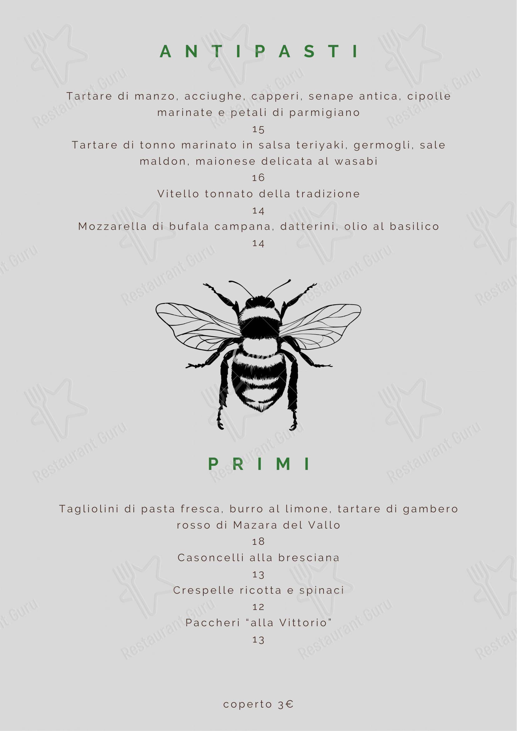 MEMENTO in Iseo - Menu