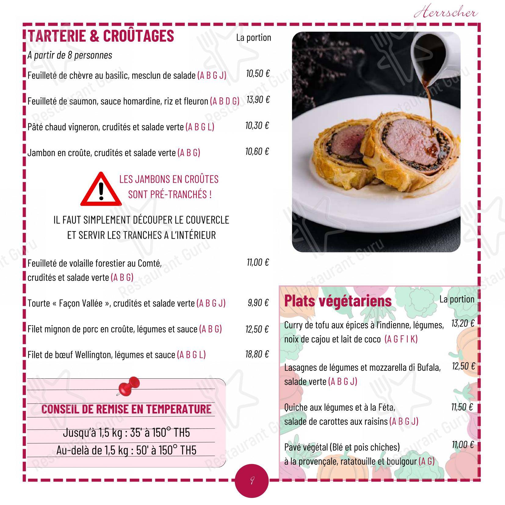 Menu bar pour Restaurant Le Bonaventure bbq