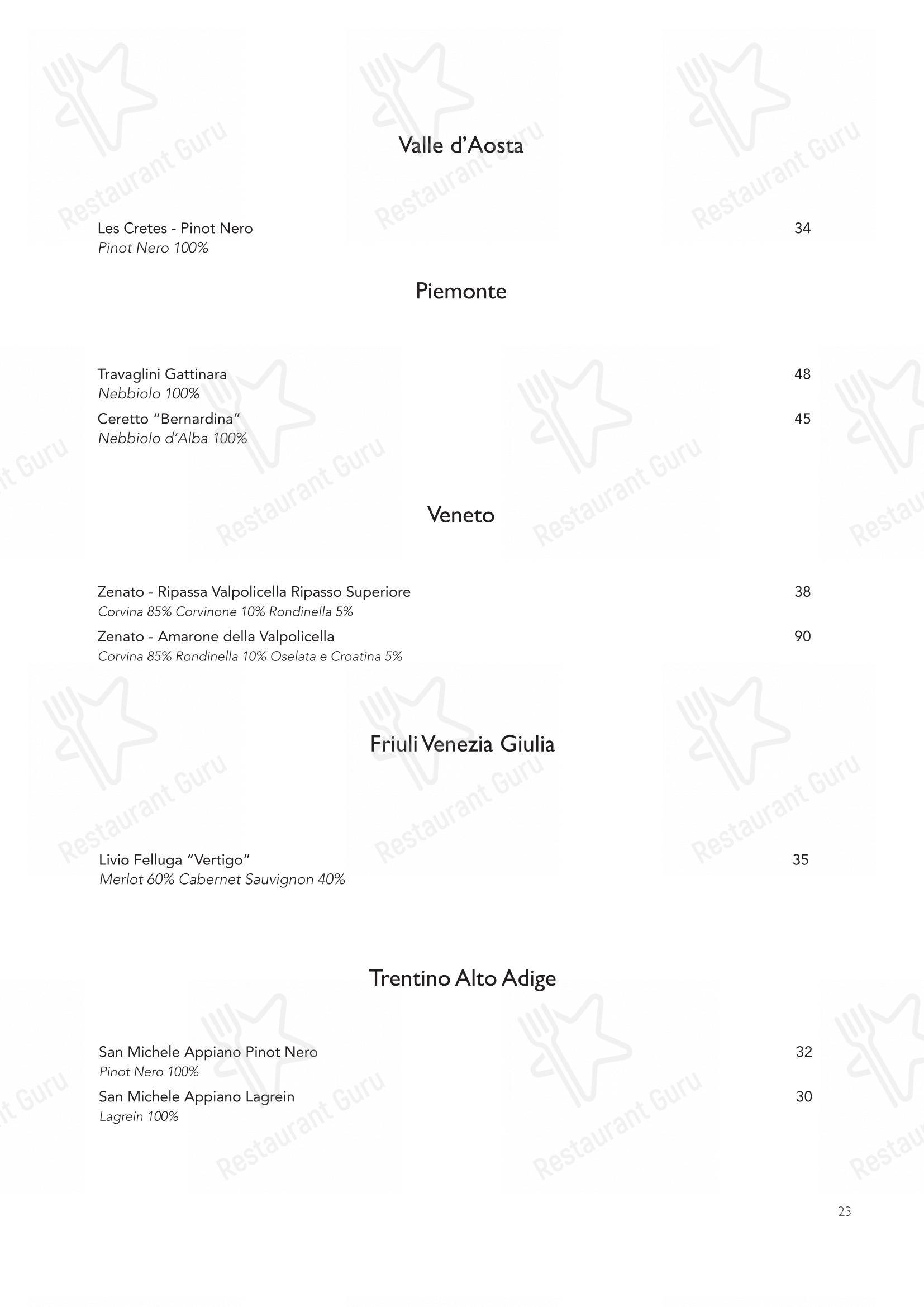 Menu di Nojo - Menu bar