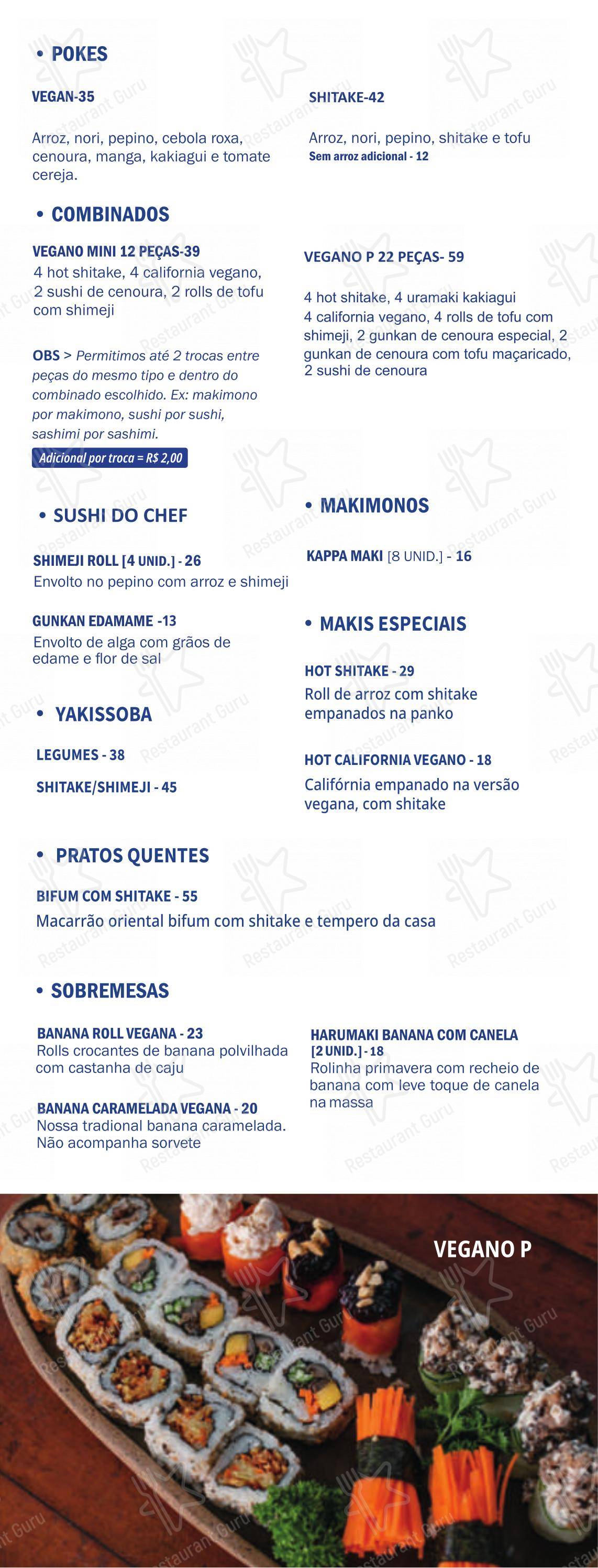 Oki Oki Gávea em Rio de Janeiro - Menu bar