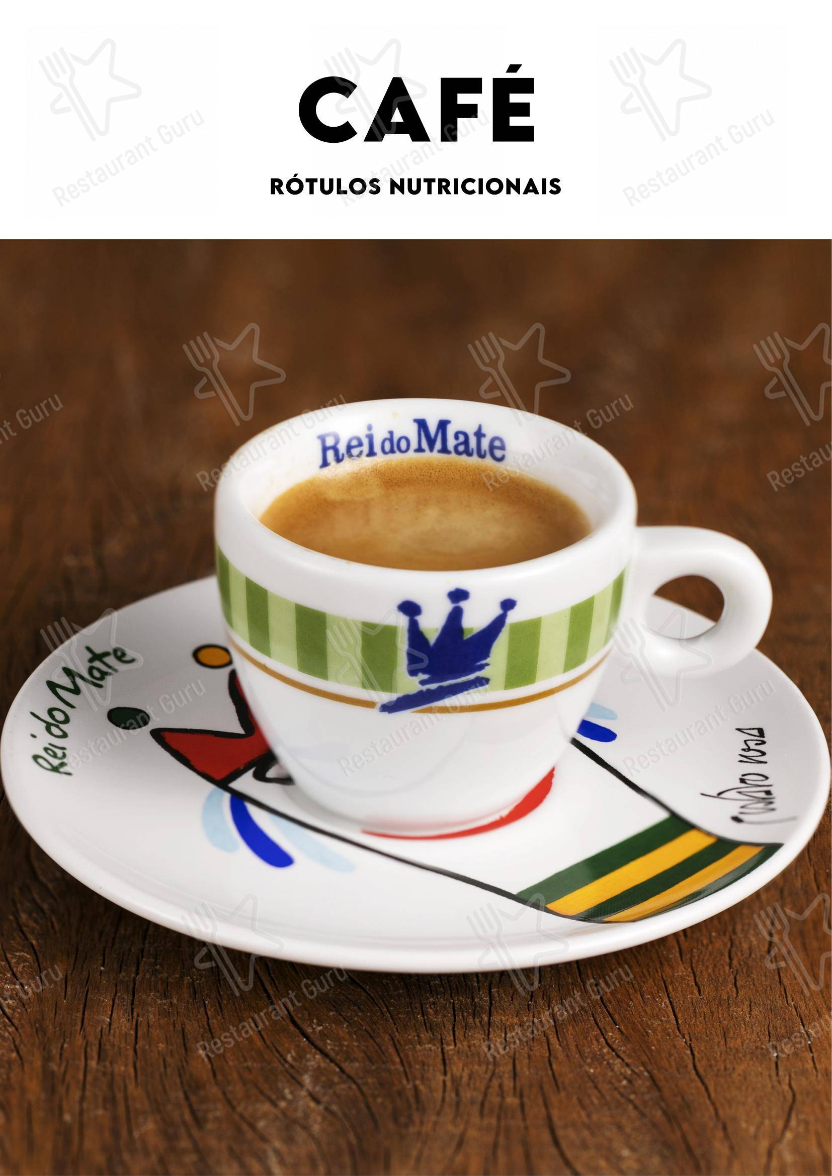 Rei do Mate - Menu