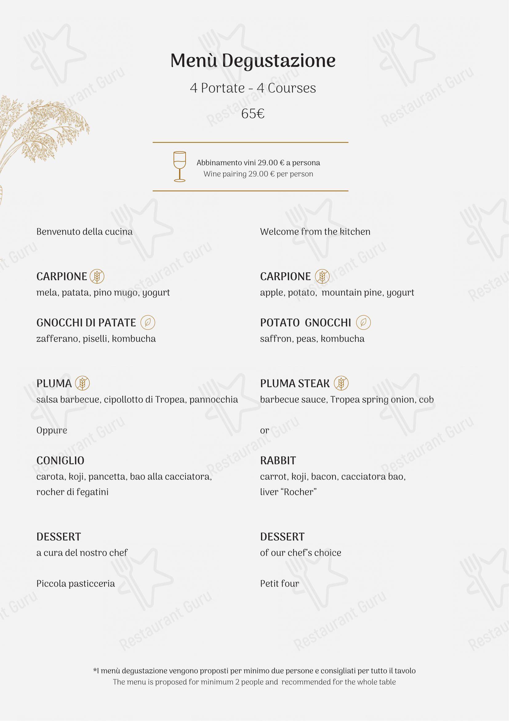 Menu bar per Ristorante Antiche Mura ristorante