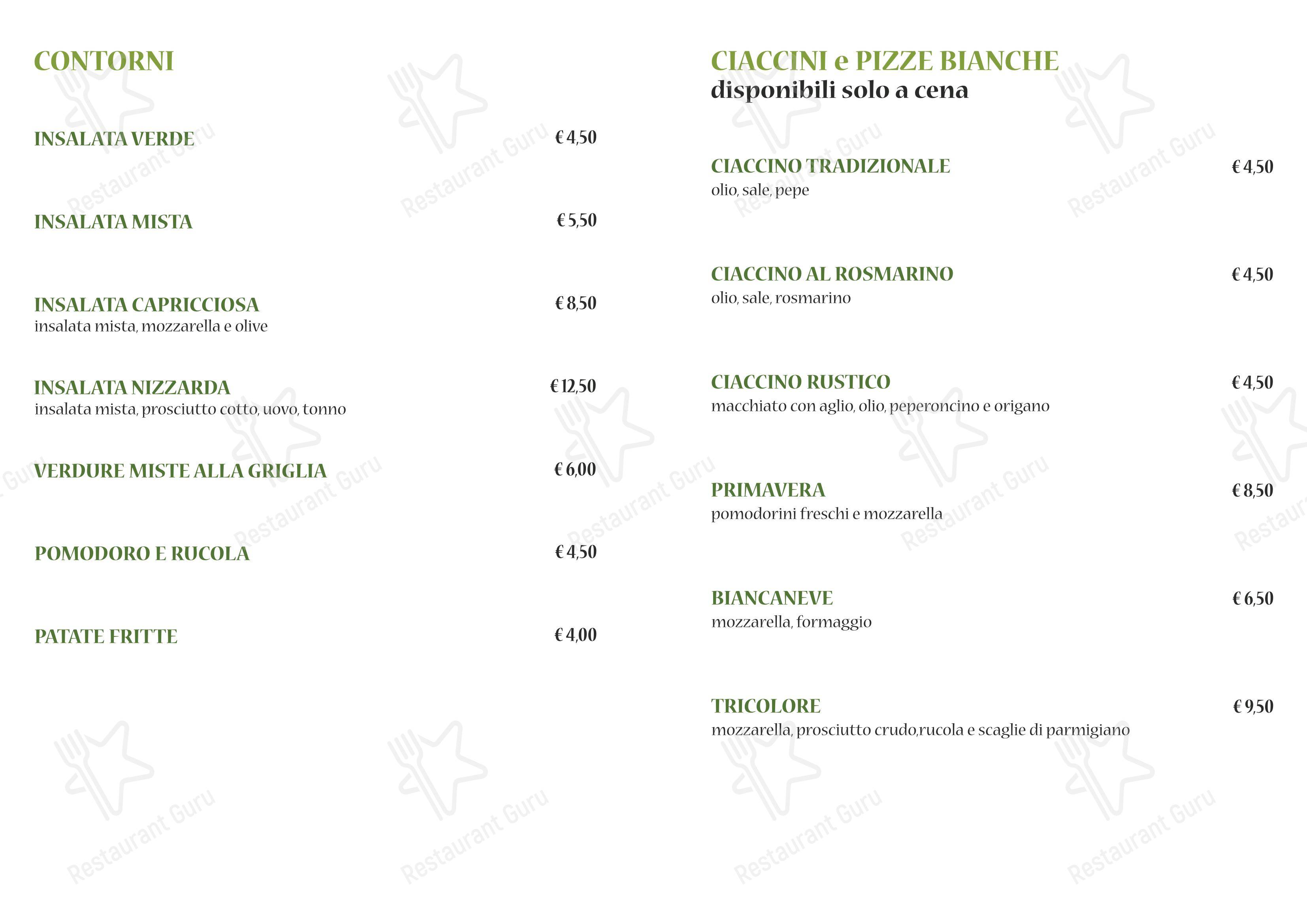 Ristorante Pizzeria Il Torrione in Colle di Val d'Elsa - Menu