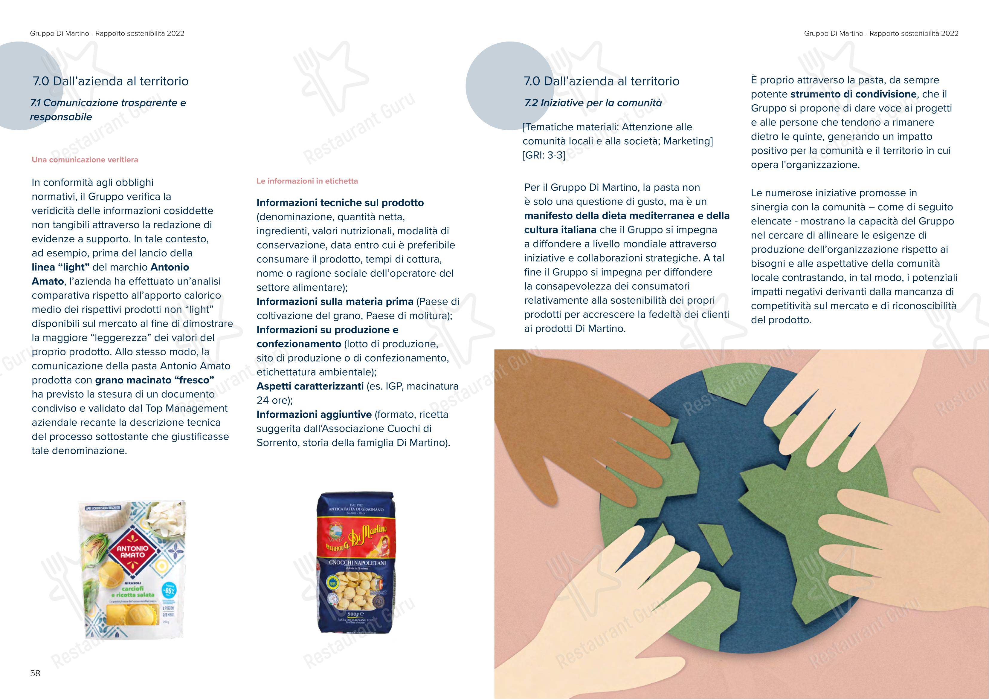 Menu per Sea Front Di Martino Pasta Bar pub & bar