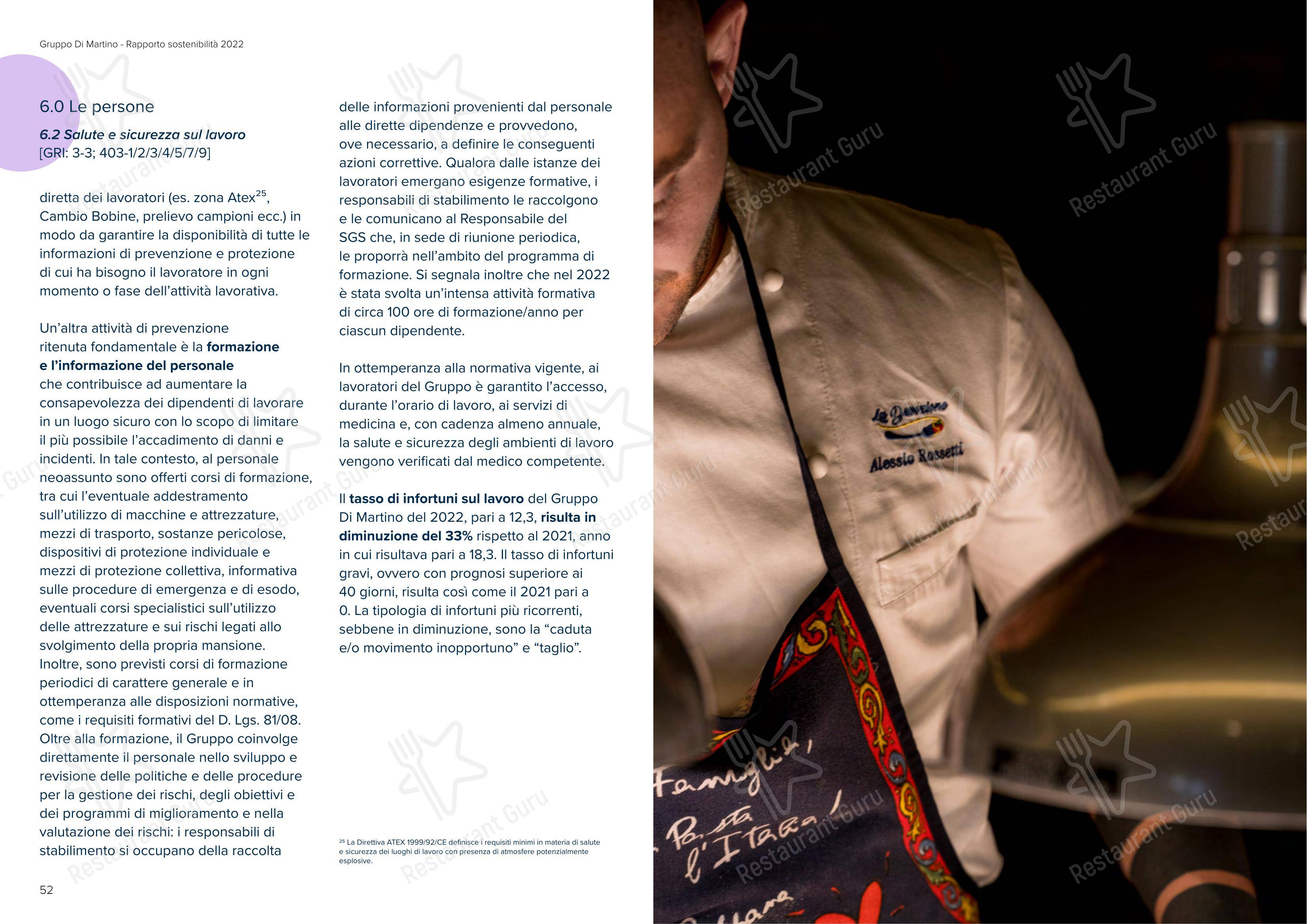 Menu di Sea Front Di Martino Pasta Bar - Menu