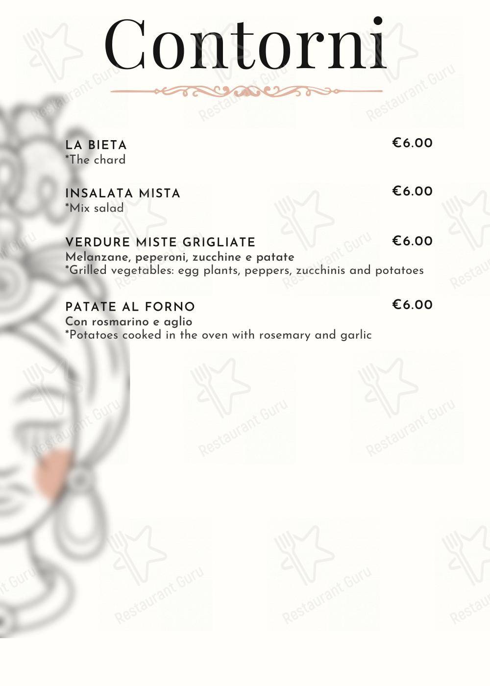 VII Coorte dans Rome - Menu