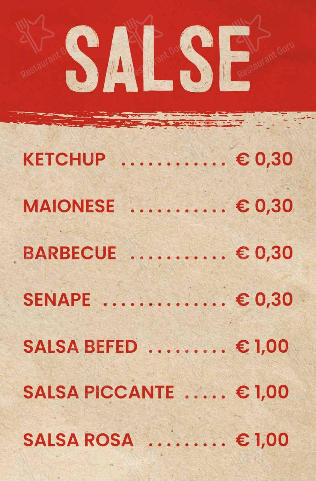 Menu per BEFED Rimini in Rimini