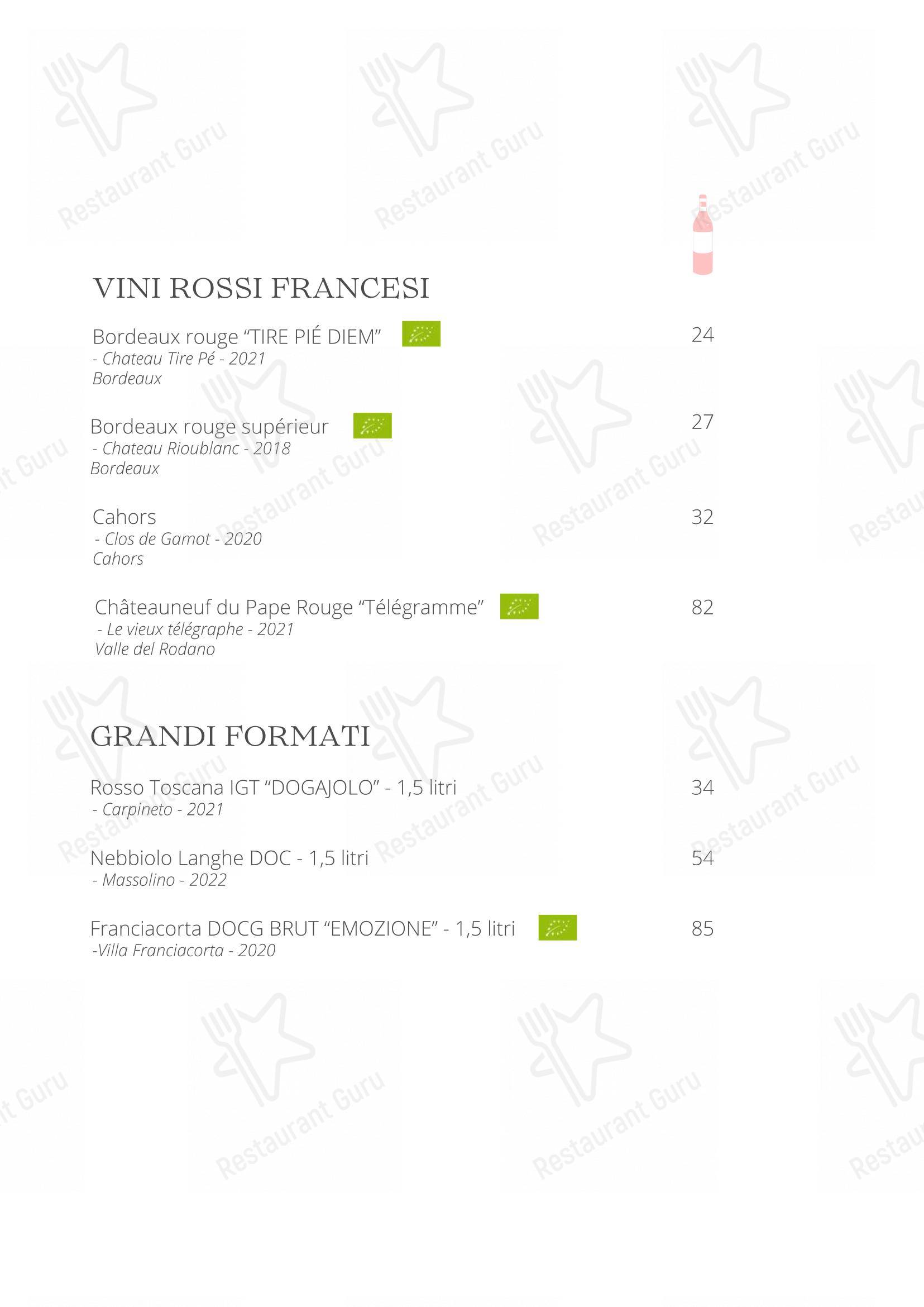 Menu di Ristorante Bar Lario - Menu bar