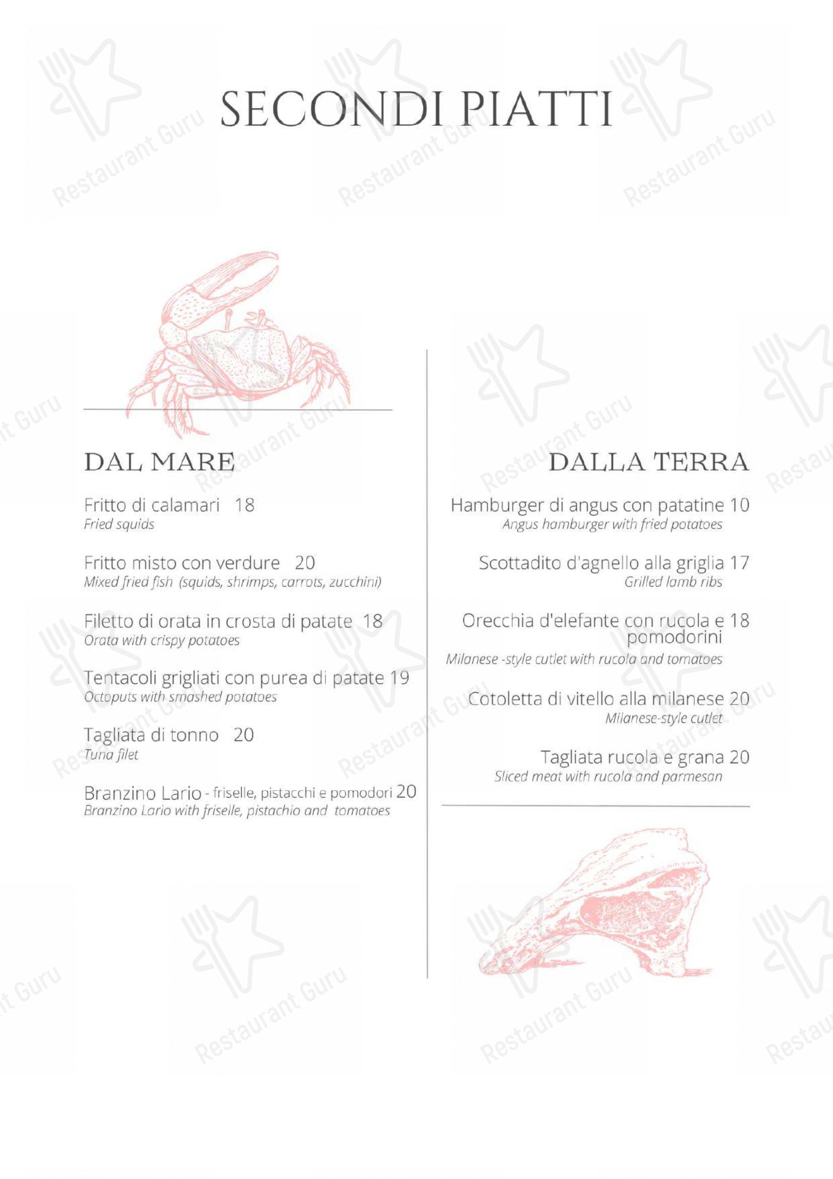 Menu di Ristorante Bar Lario - Menu