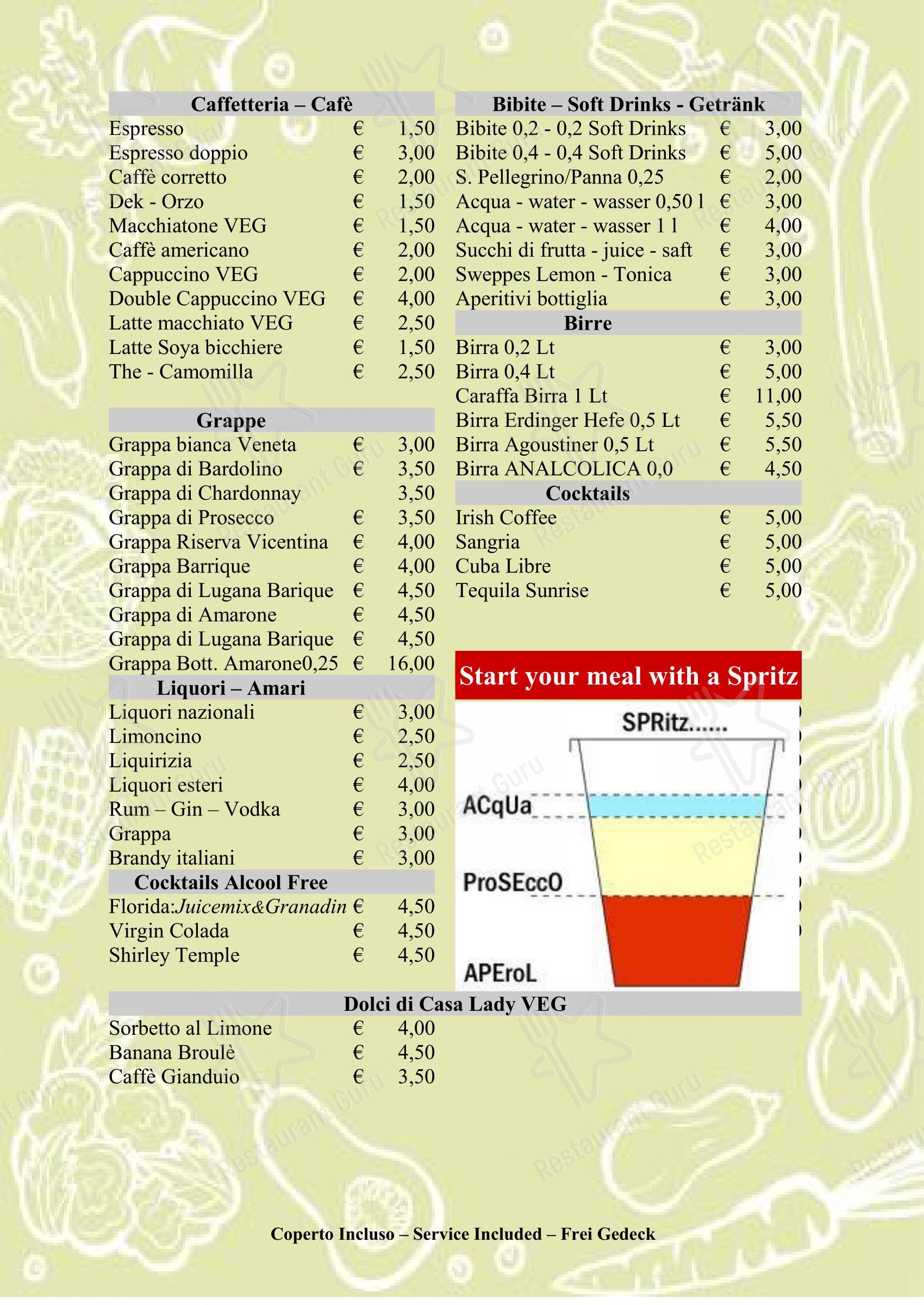 Casa Lady Garda in Garda - Menu bar