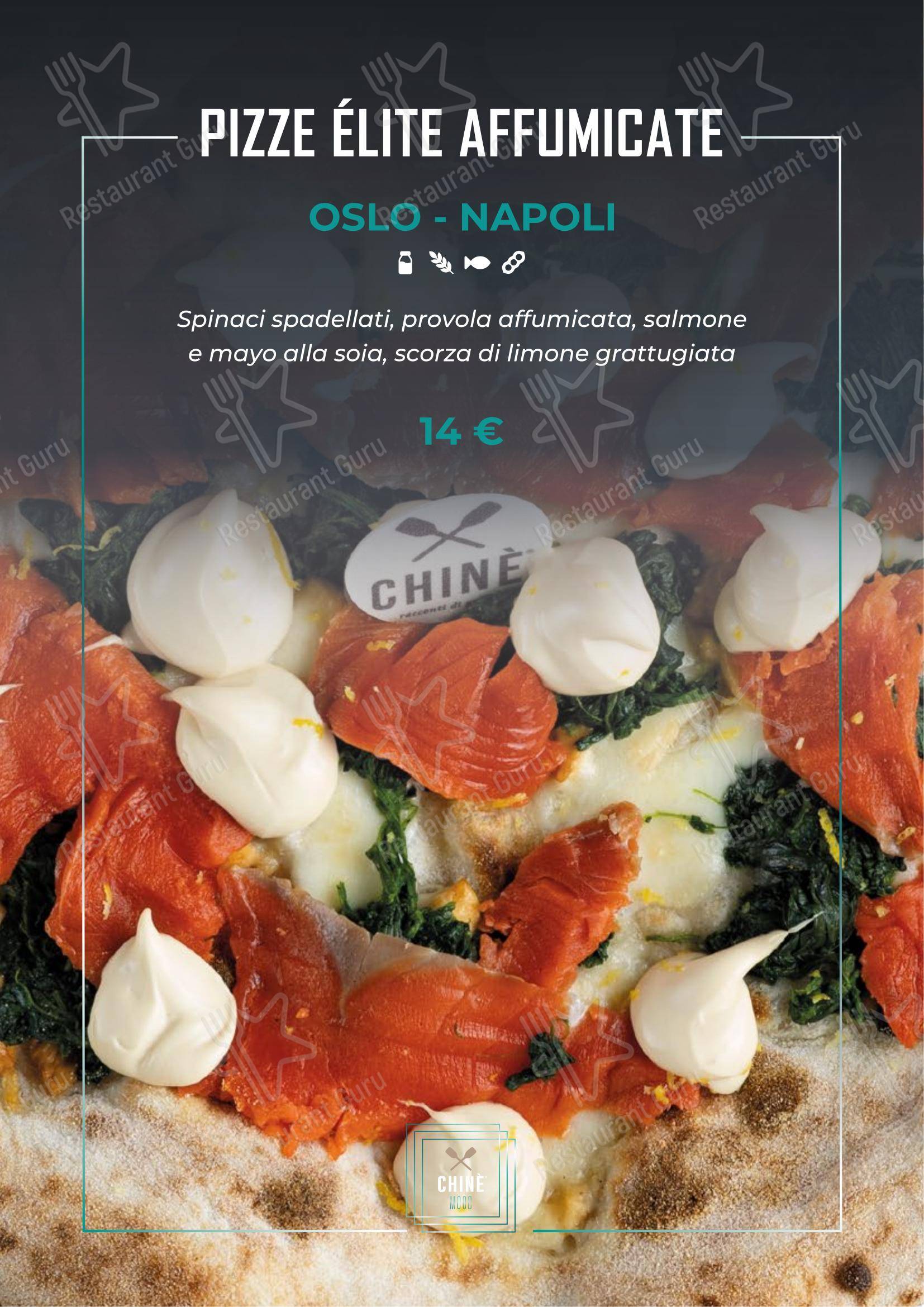 Menu per Chinè pizzeria