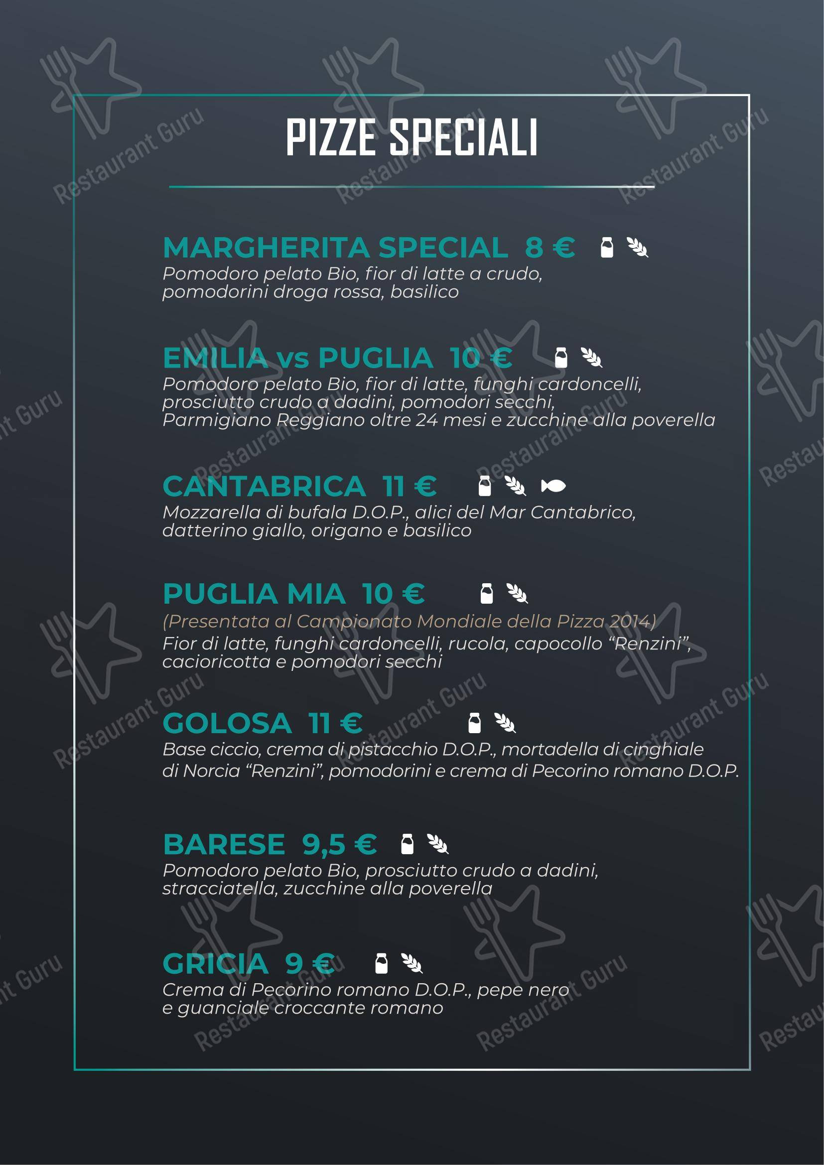 Menu di Chinè - Menu