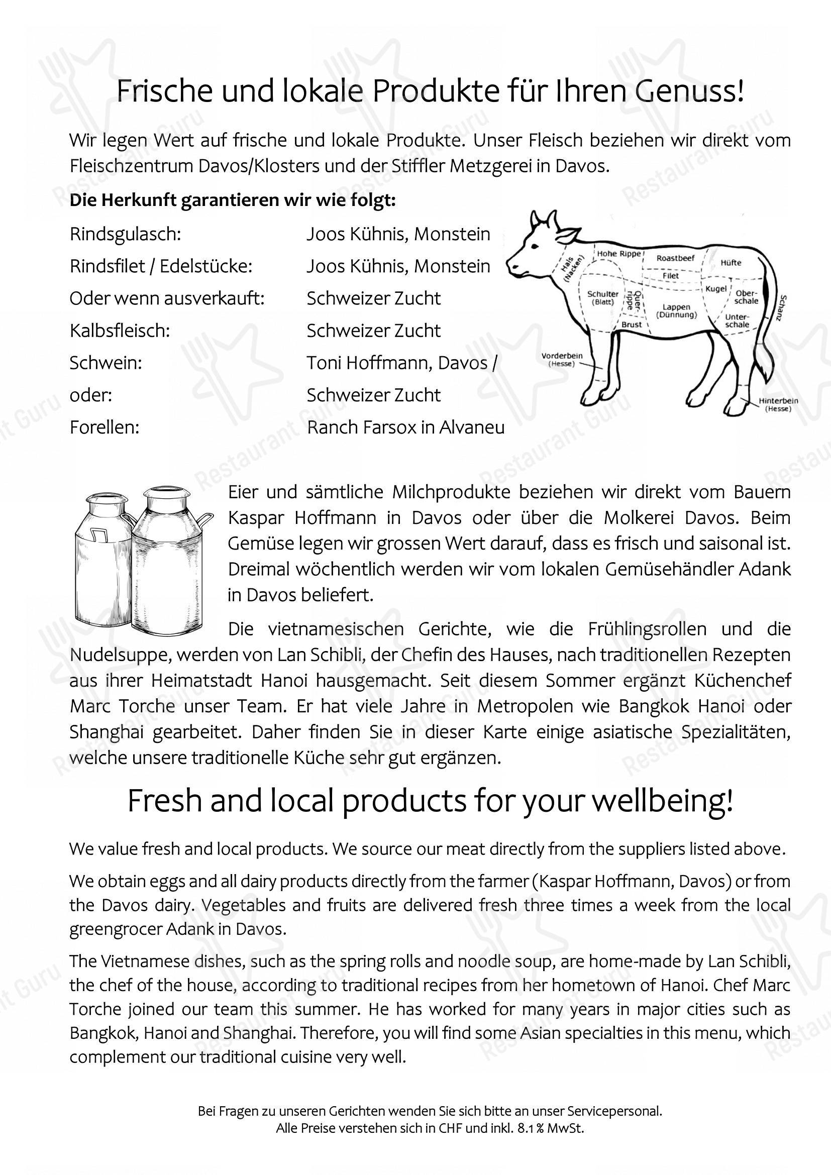 Menu di Hotel Ducan - Menu bar