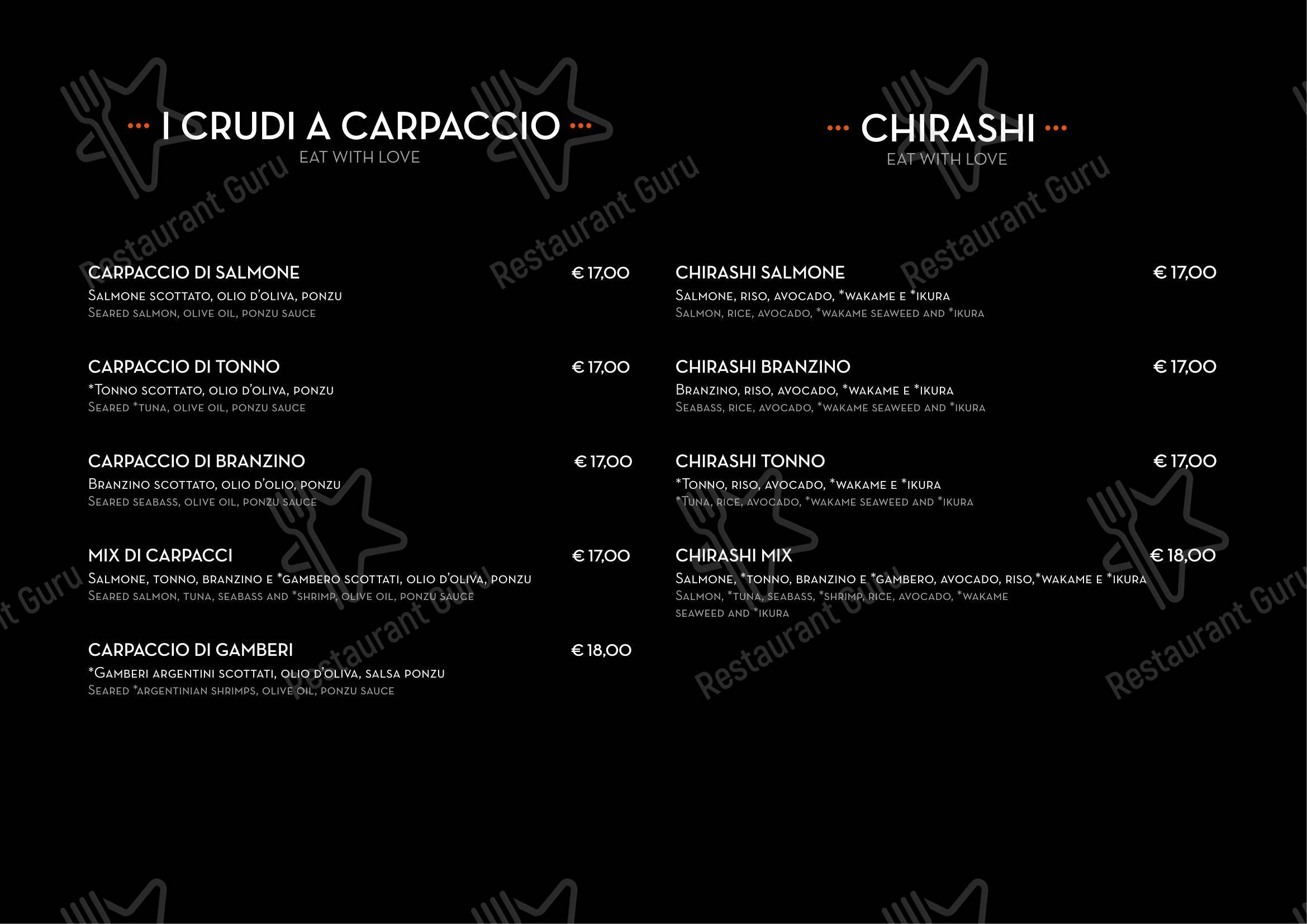 Legami Sushi & More ROMA in Roma - Menu