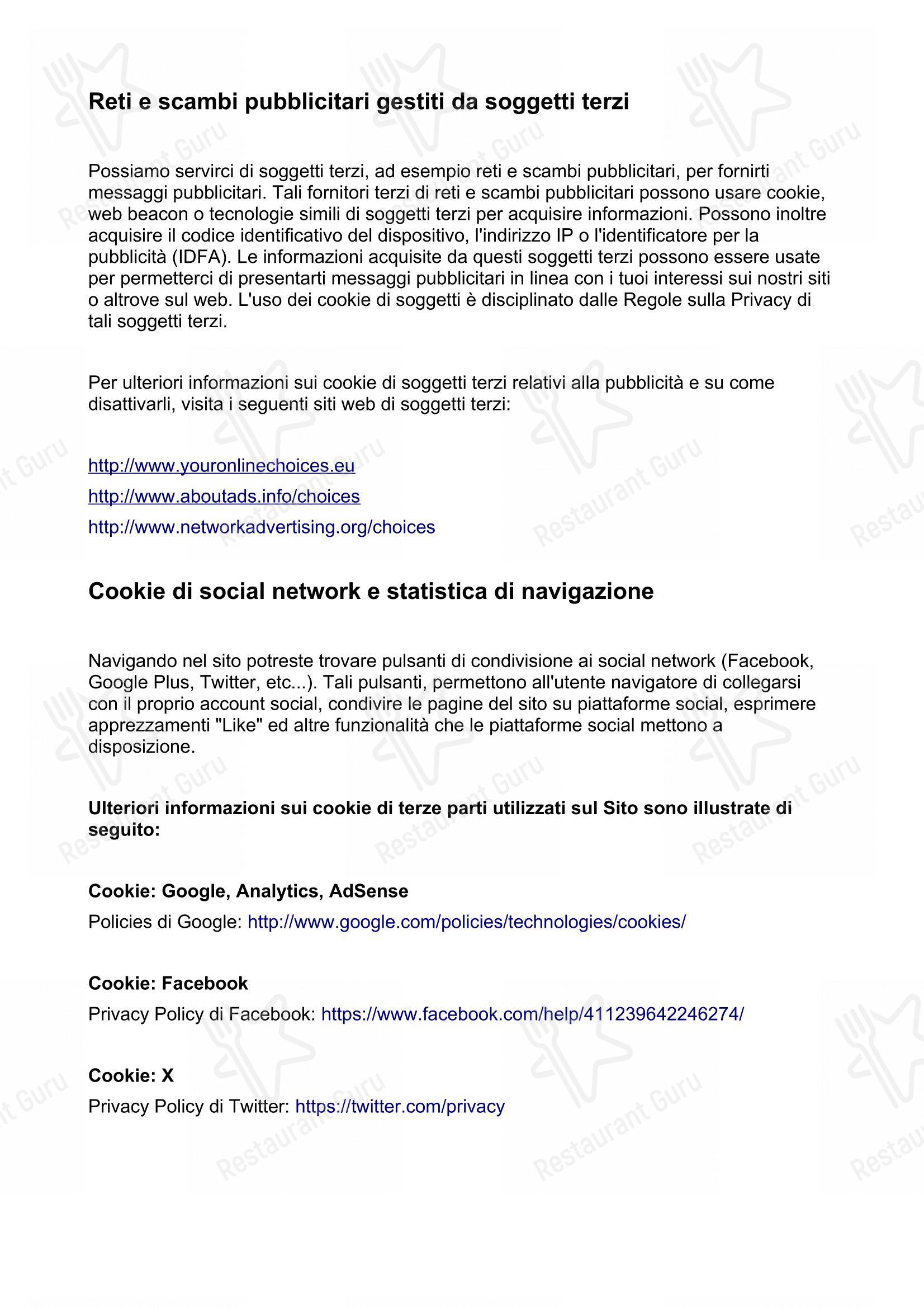 Menu per Medioevo ristorante pizzeria ristorante