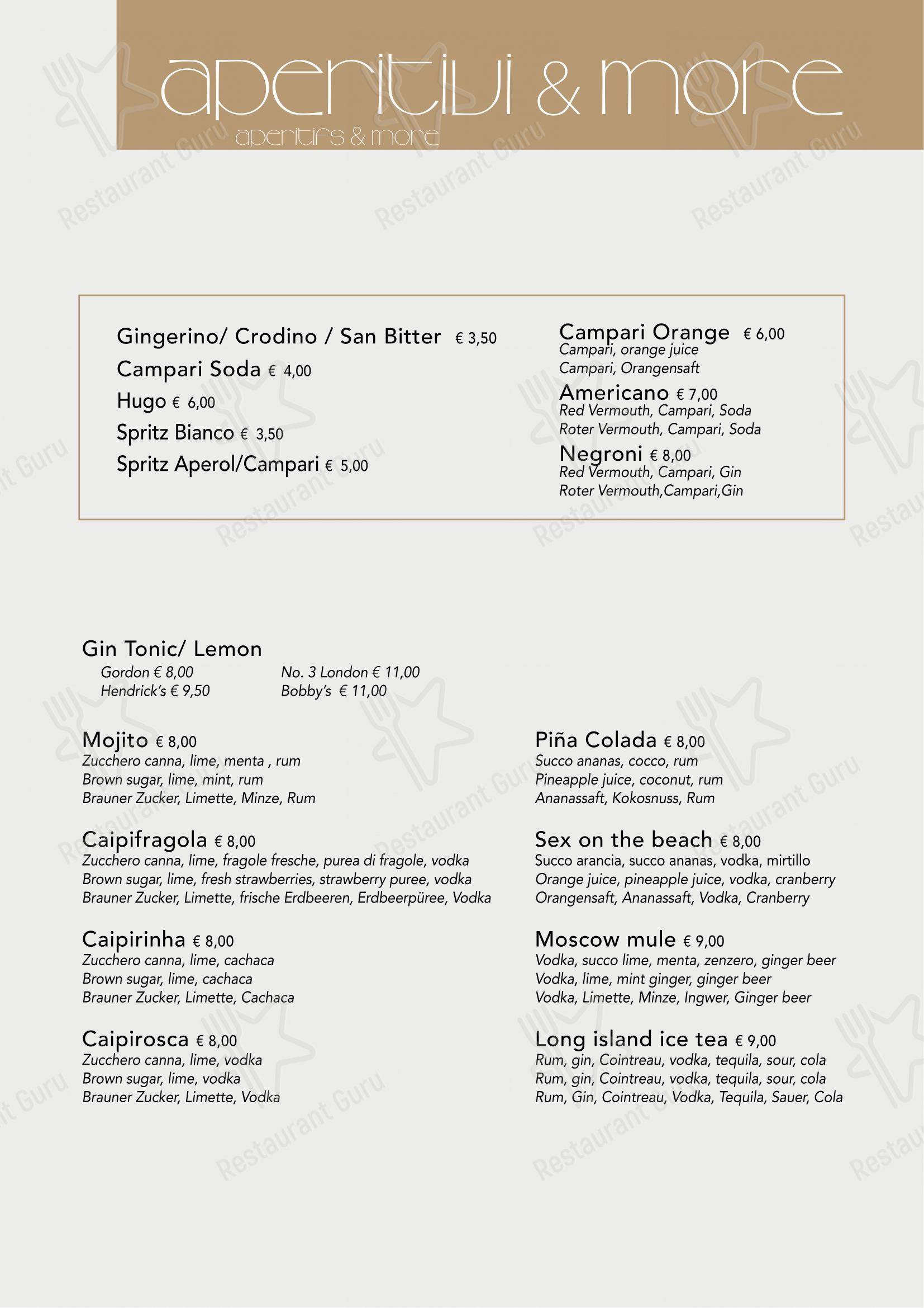 Menu di Pizzeria Ristorante Luciana - Menu