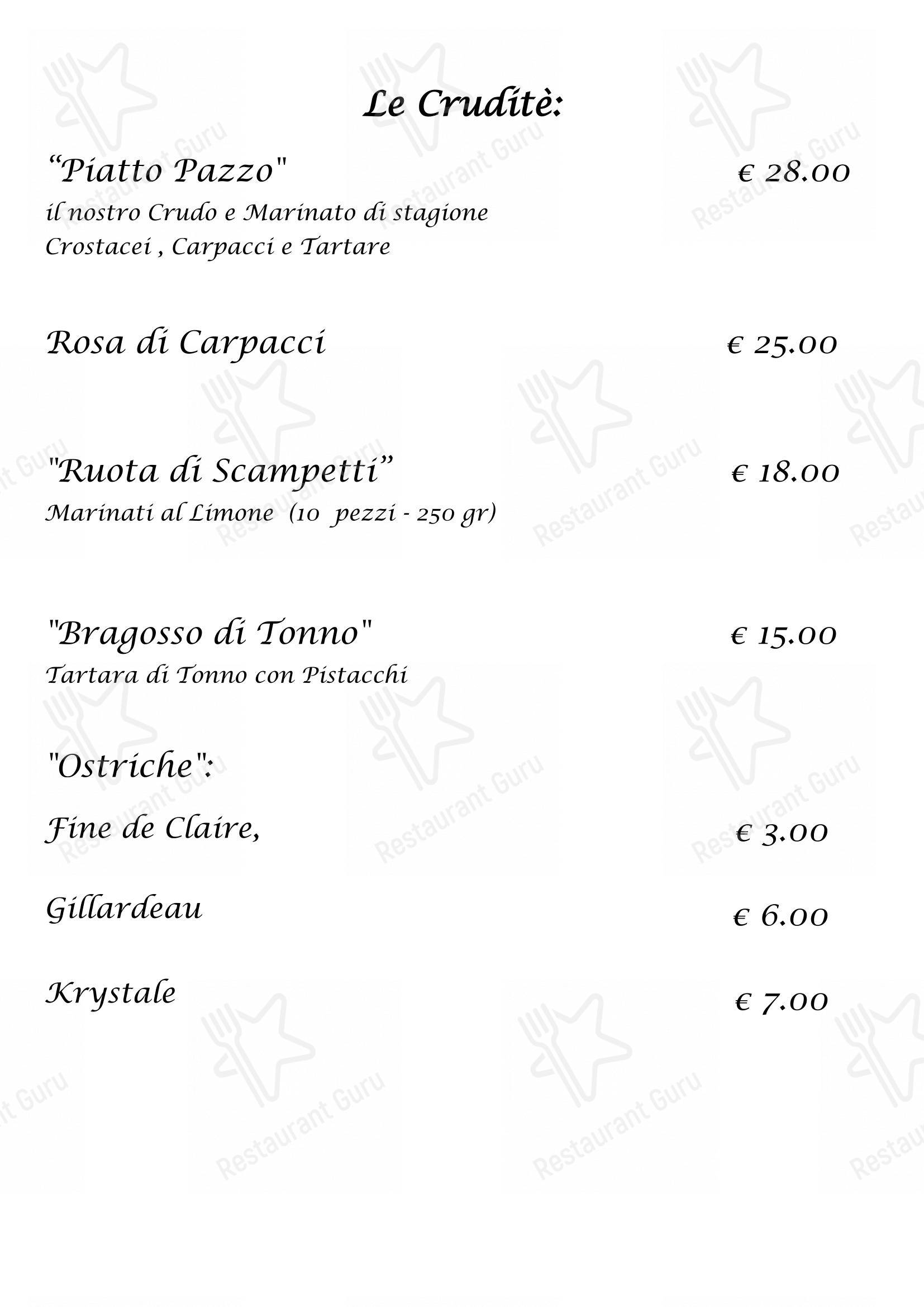 菜单 per Ristorante AB Baretta ristorante