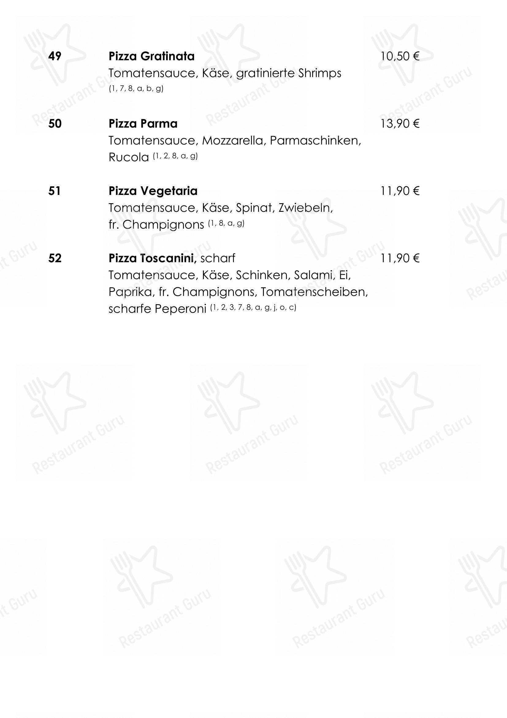 Ristorante Toscanini dans Hanovre - Menu