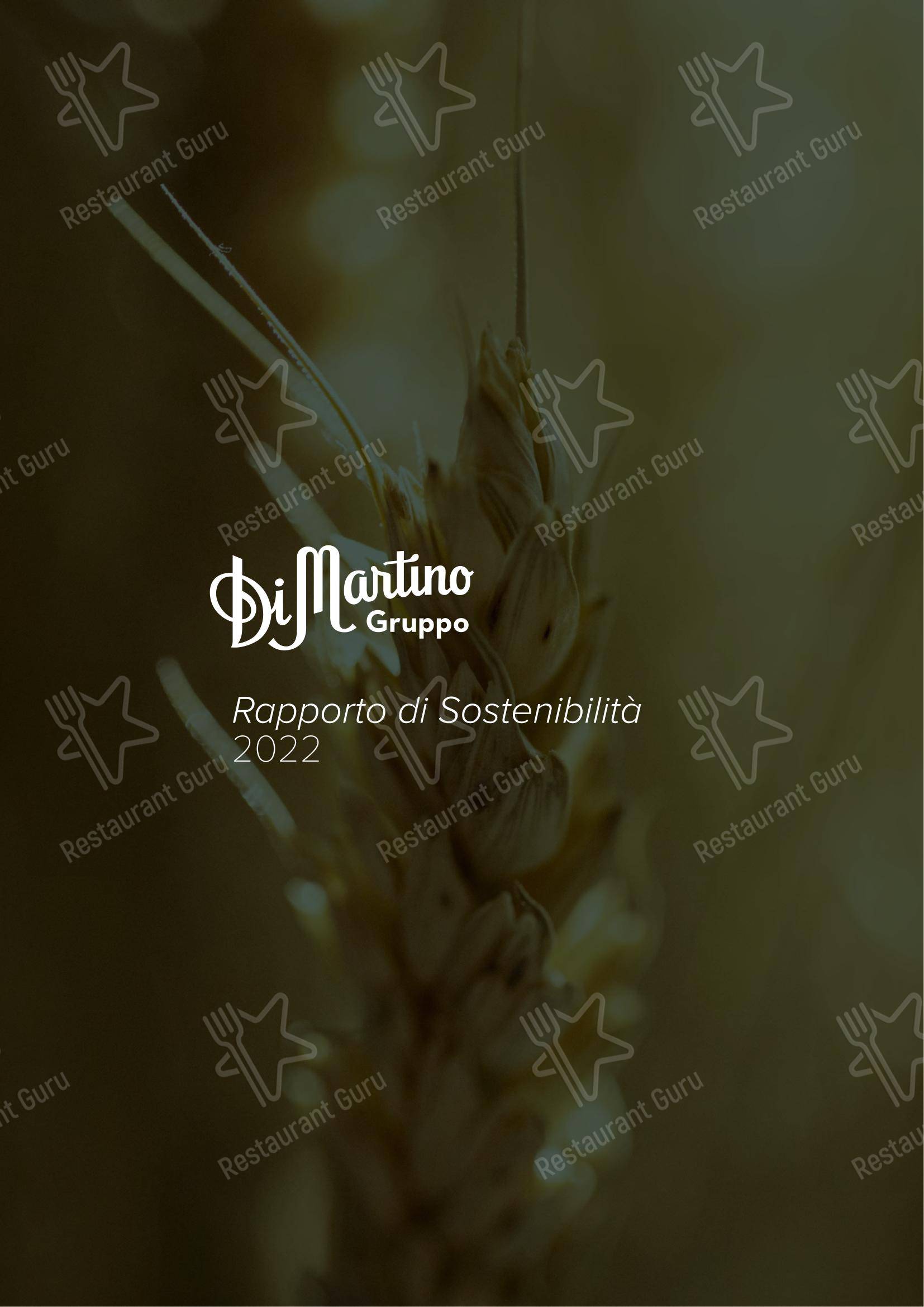 Sea Front Di Martino Pasta Bar in Napoli - Menu