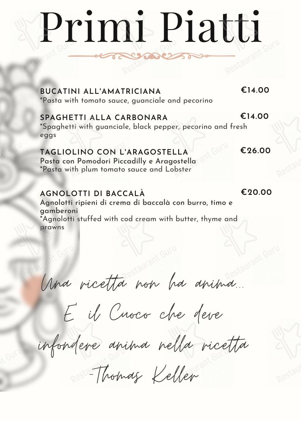 VII Coorte dans Rome - Menu