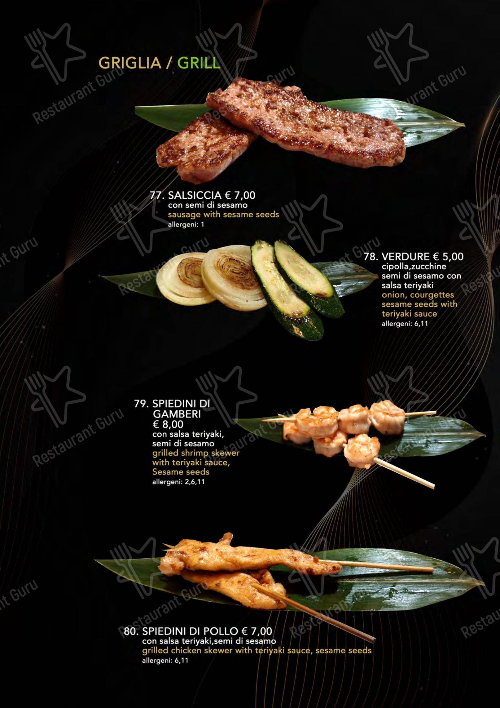 Menu di Yugo - Menu