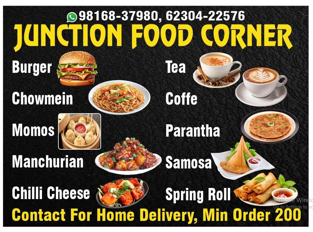 Junction Food Corner menu