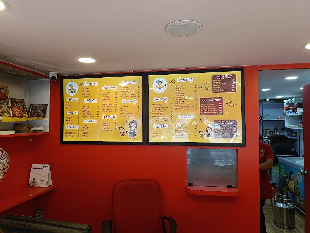 Krimmy Thickshakes - SINDHI COLONY menu