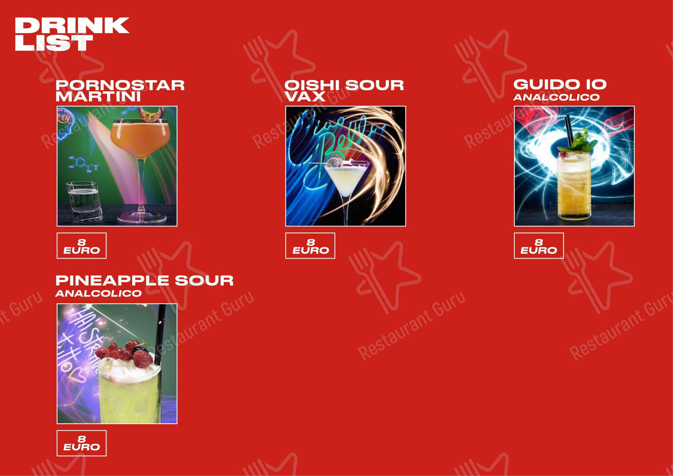 Menu pour Oishi Sushi Restaurant - Menu bar