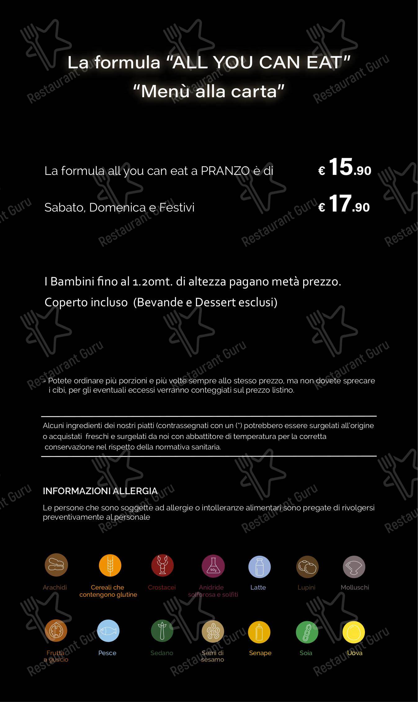 Xuan in Cittadella - Menu