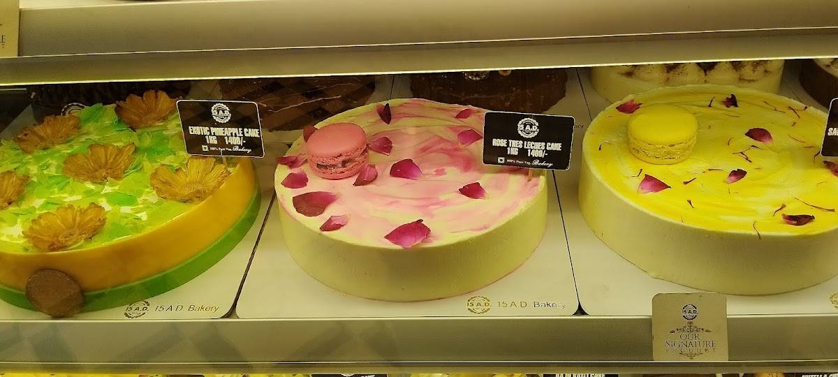 15 A.D. Bakery - Sardarpura menu