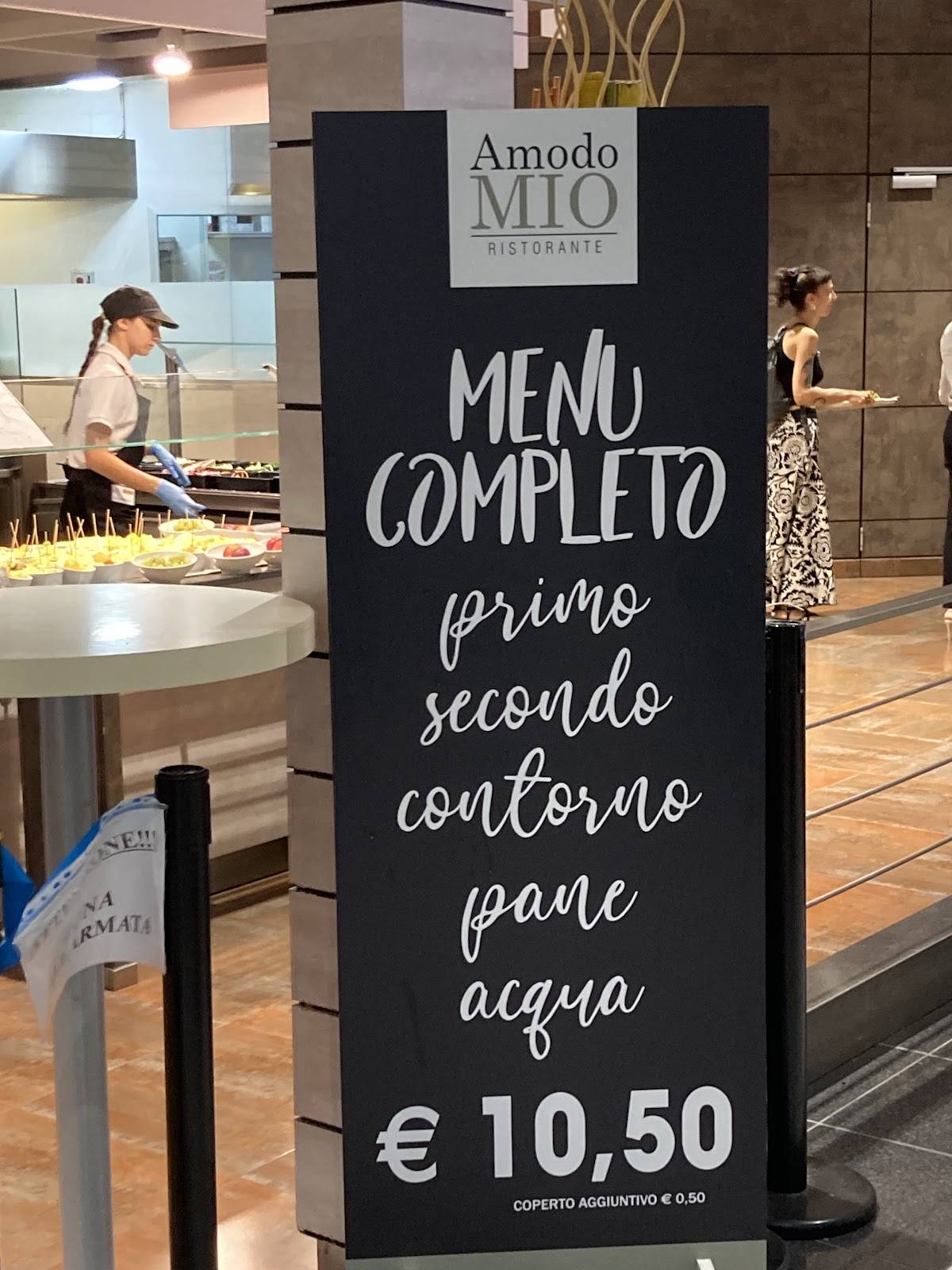 Menu di A Modo Mio 