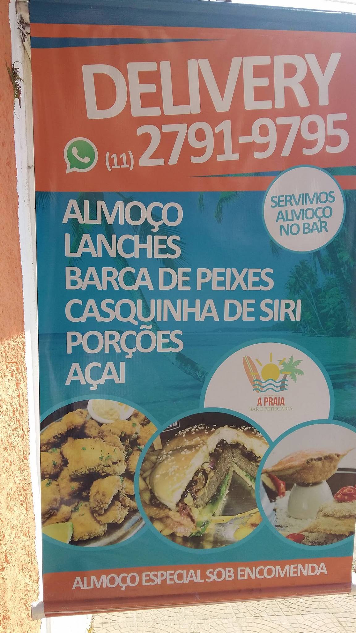 Menu Em A Praia Bar E Petiscaria Mairipor