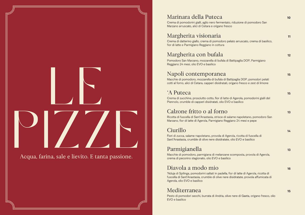 Menu di ’a Puteca 